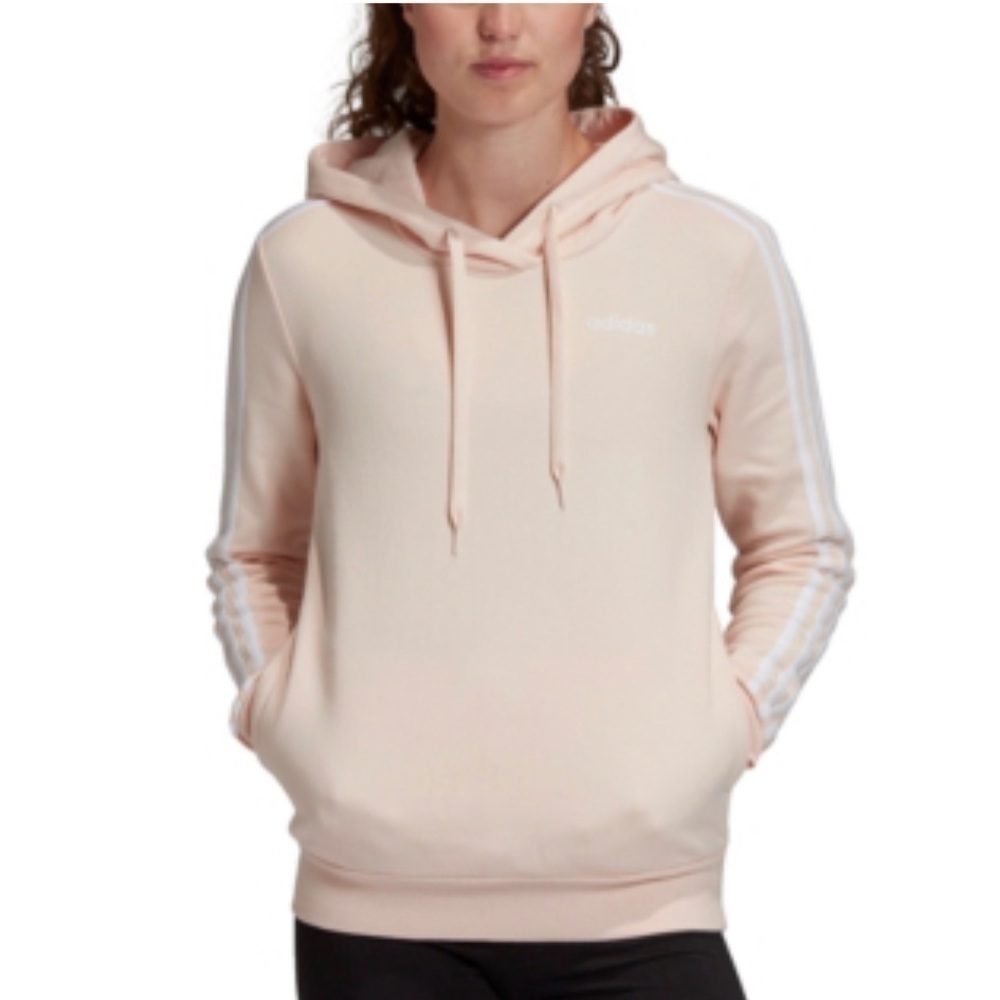 Adidas 3 stripe pullover hoodie